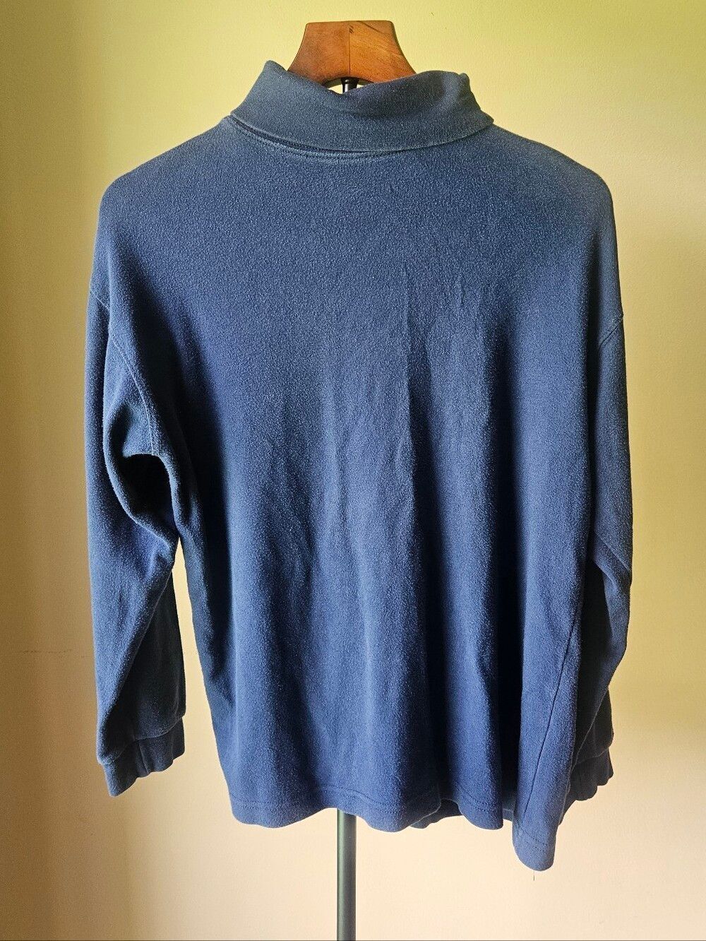 White Stag Navy Turtleneck Sweater Size Small